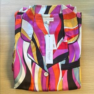 BedHead Colorful Swirl Patterned Pajama Set